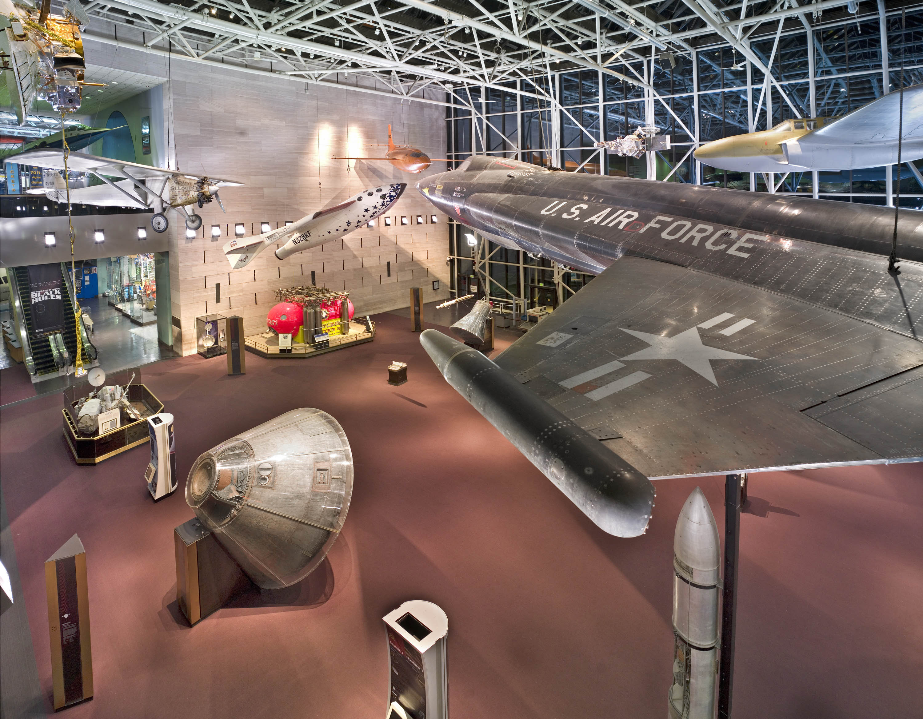 Milestones of Flight Gallery, from the second floor Kaleidoscope Adventures