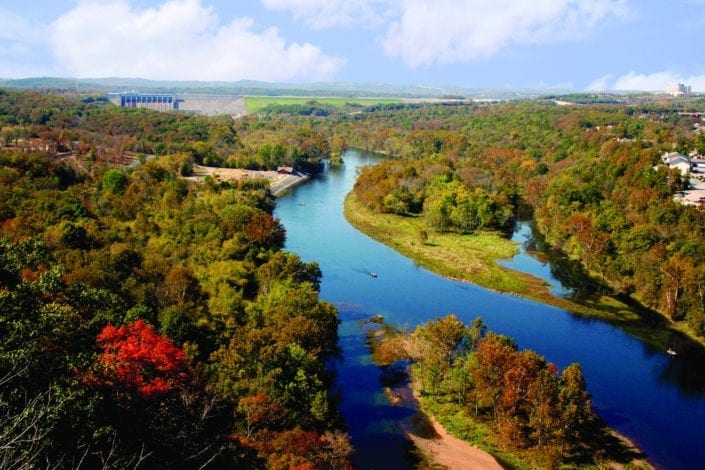 Branson River view
