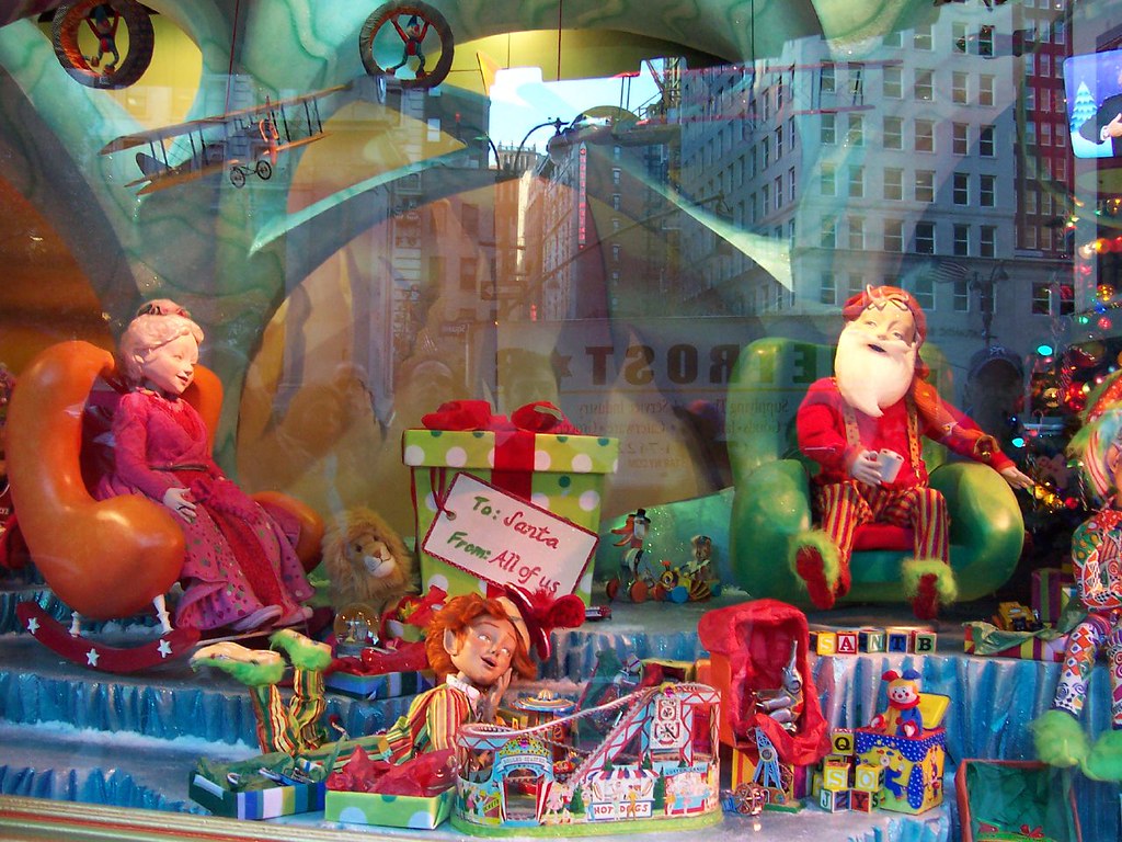 NYC Holiday Window Display