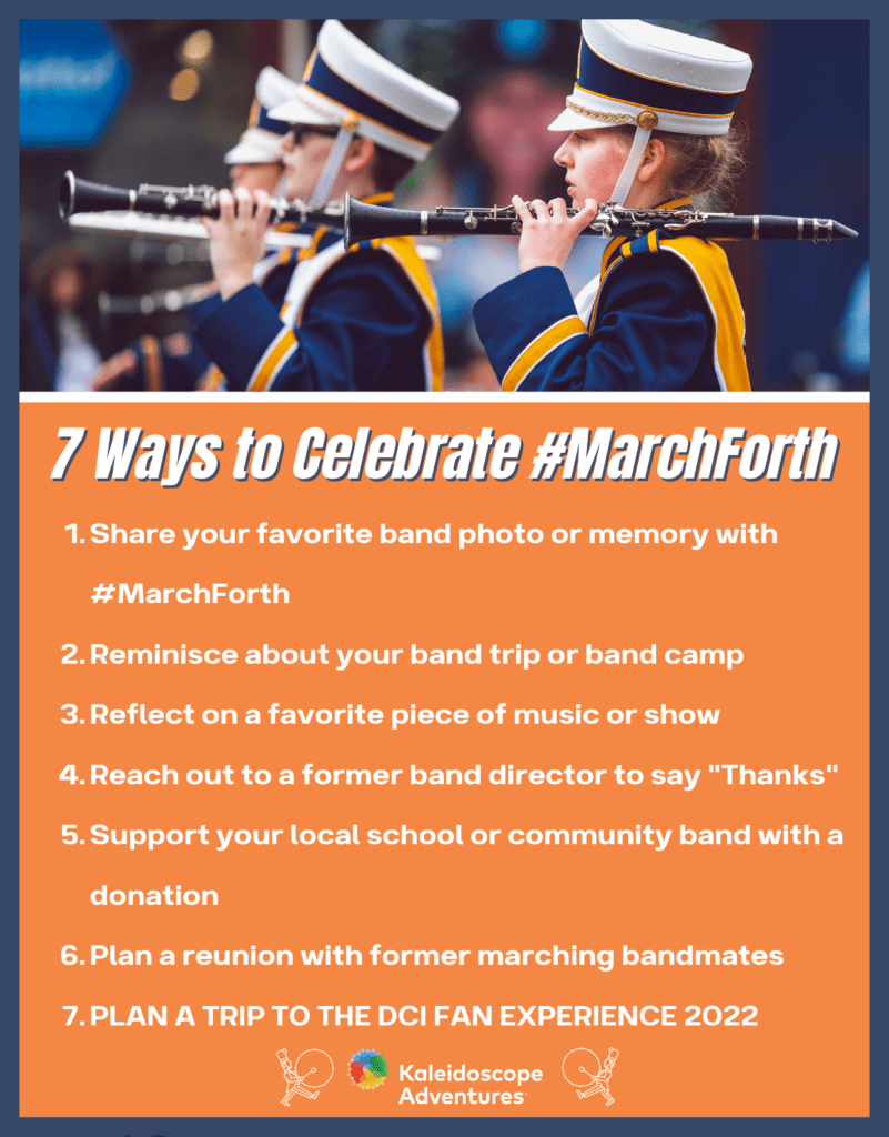 7 ways to celebrate #marchforth