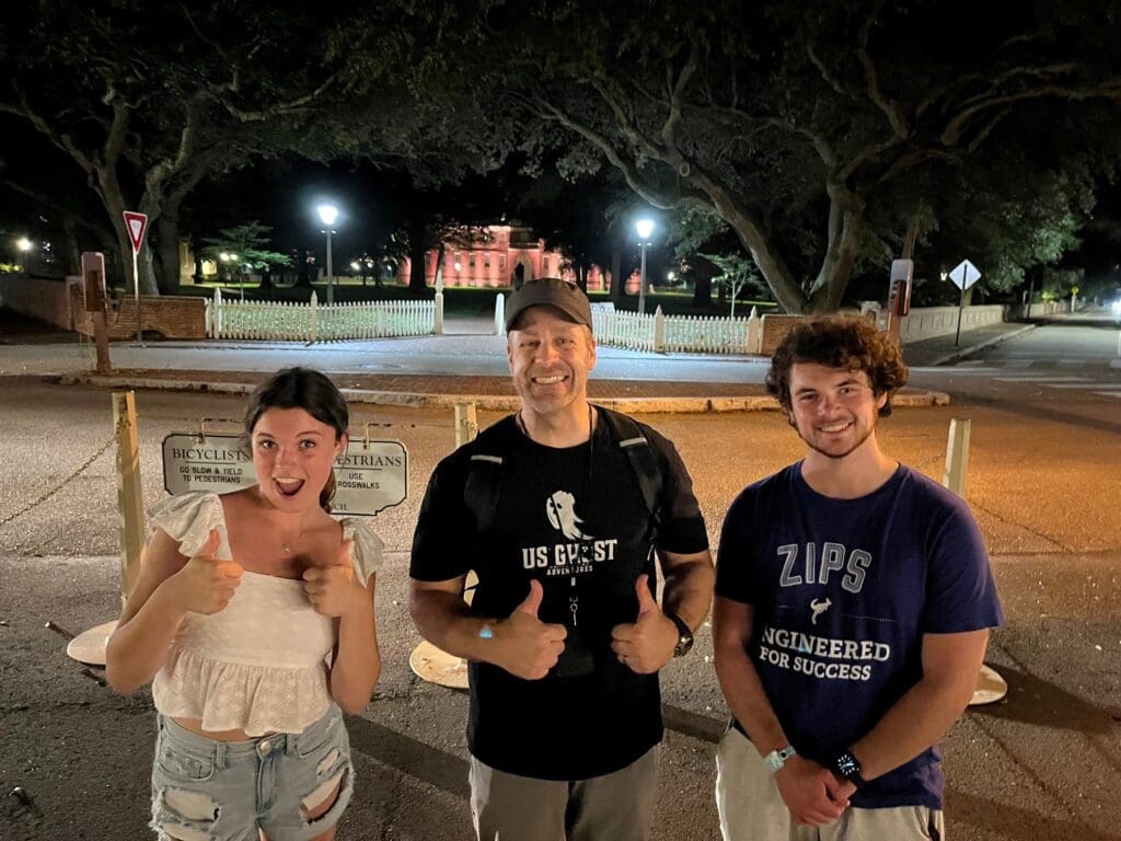 Student trip to Williamsburg and US Ghost Adventures