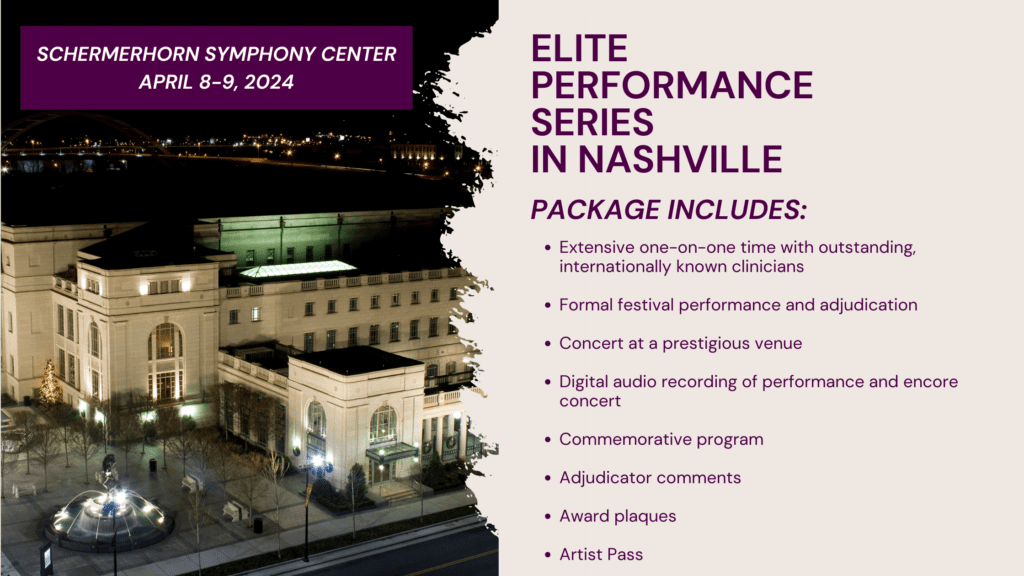 A Rare Elite Performance Opportunity at the Schermerhorn in Nashville