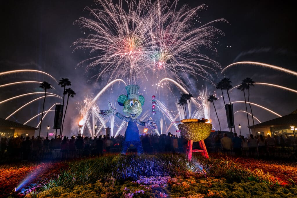 Epcot Fireworks senior class trip to Orlando
