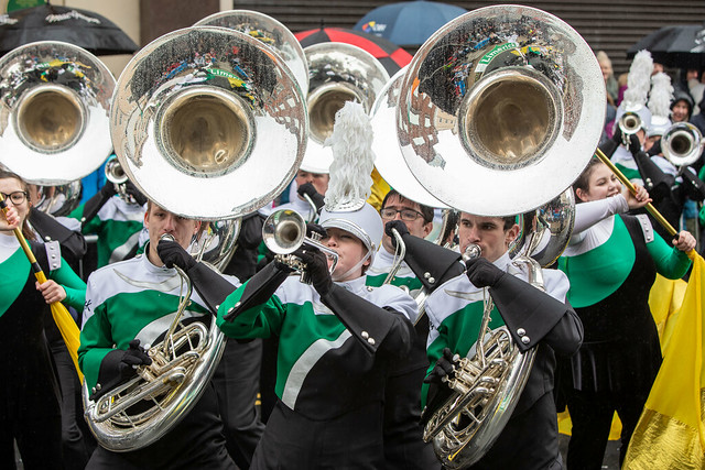 Marching in Limerick's St. Patrick's Day Parade