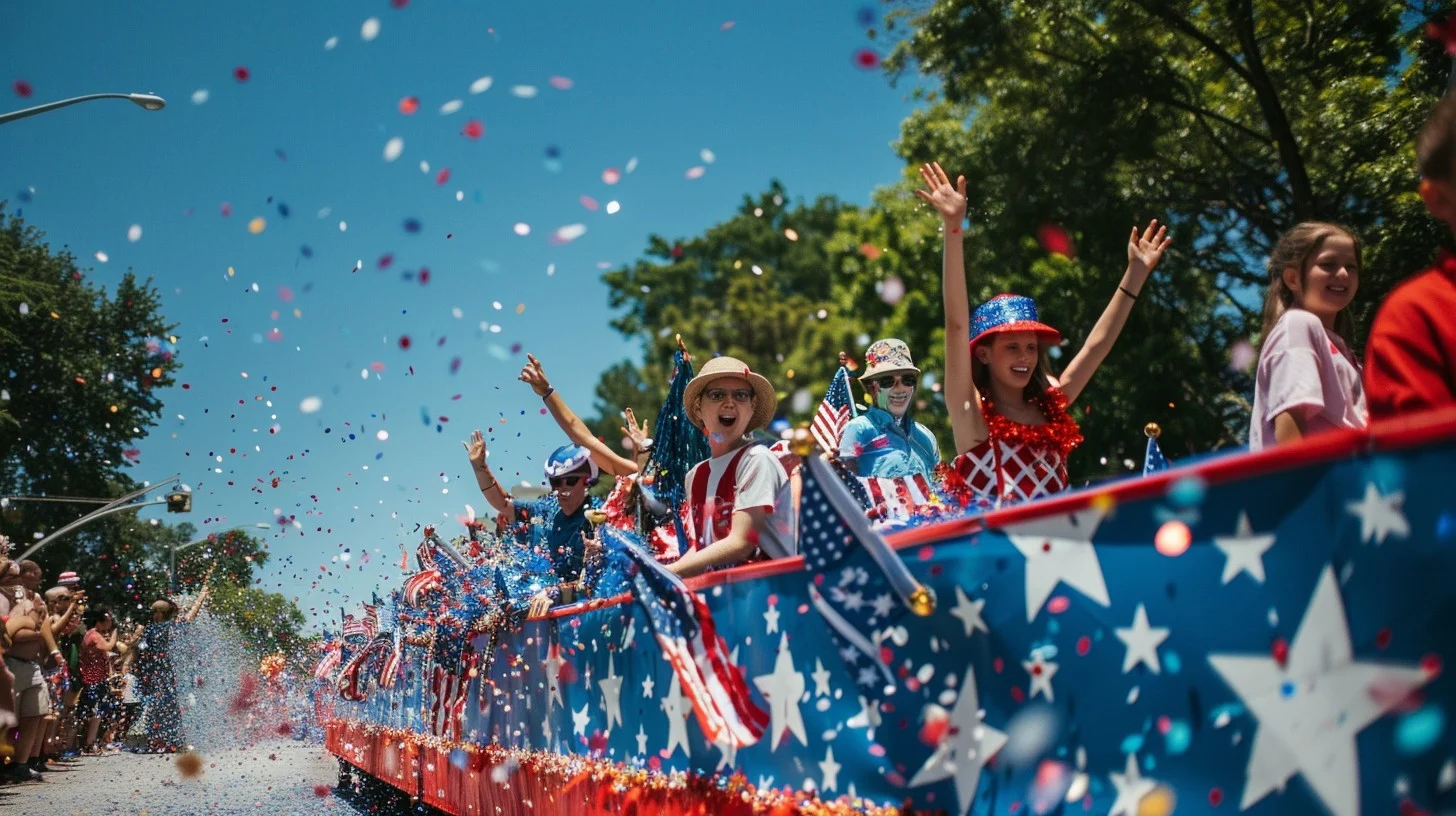 Make American History in the 250th Salute to Independence Parade Banner Image
