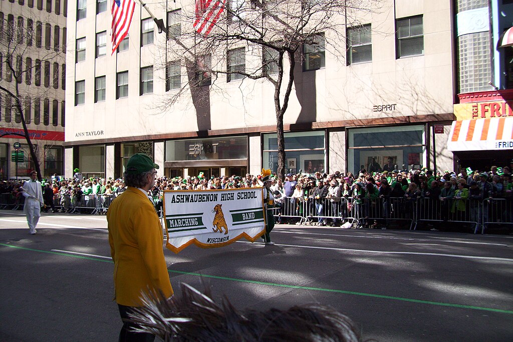 band trip to NYC St. Patrick's Day Parade