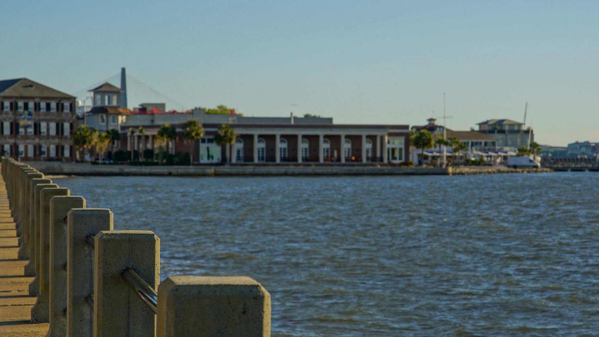large battery on the water in Charleston
