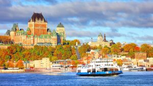 view of Quebec City skyline